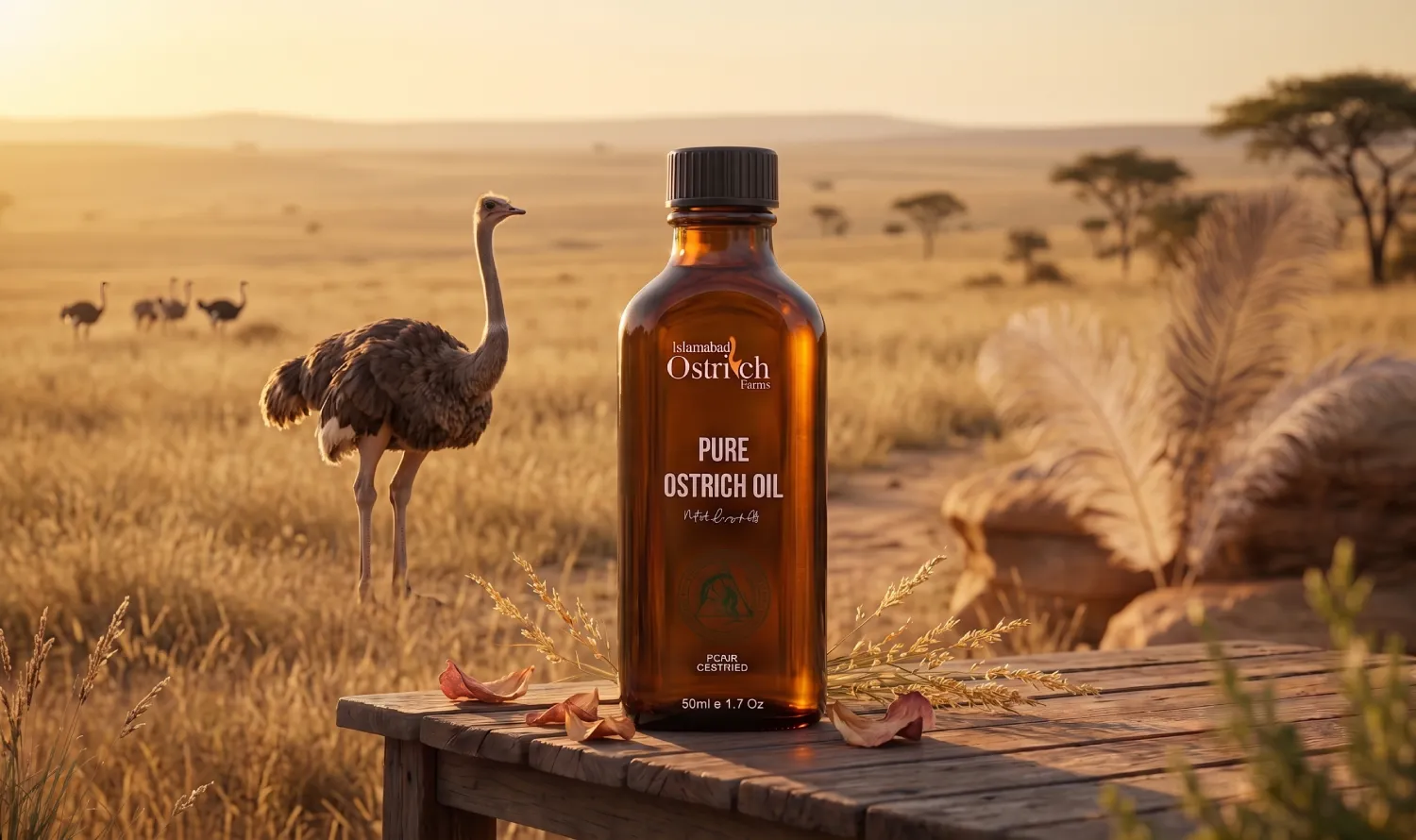 About Pure Ostrich Oil 50ml banner two